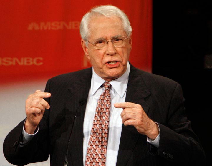 Then-presidential hopeful Mike Gravel answers a question during a debate at Dartmouth College in September 2007.
