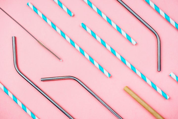 Eco-friendly reusable straws come in varieties such as paper, metal and bamboo.