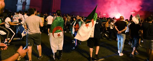 Les célébrations des supporters de l'Algérie sur