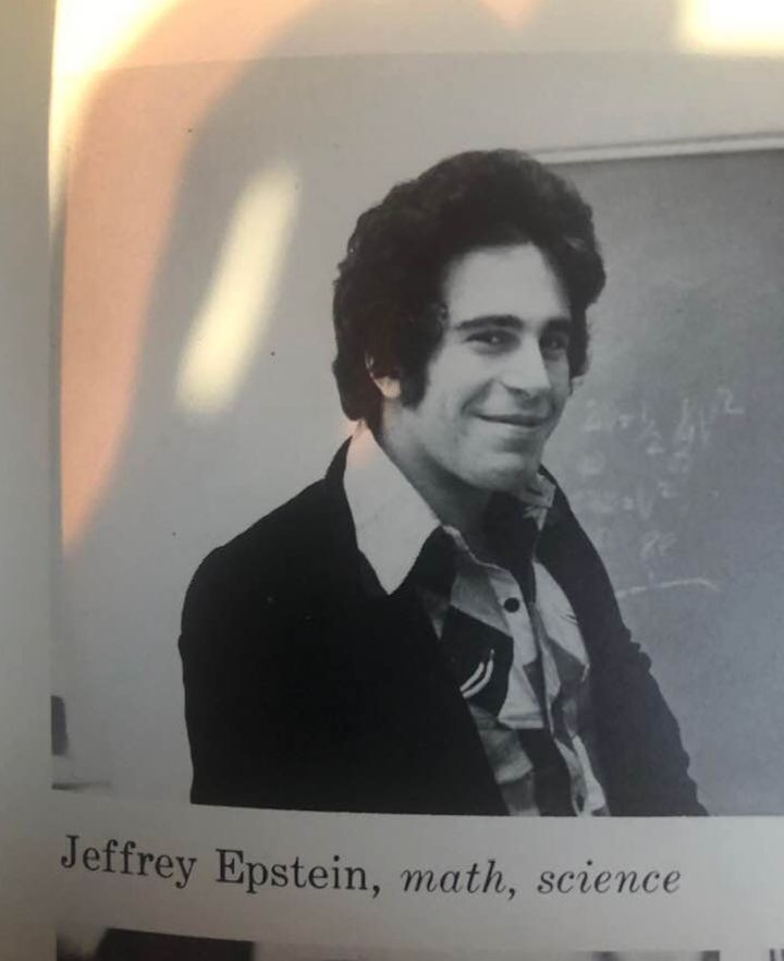 Jeffrey Epstein, pictured in a yearbook from the 1970s at The Dalton School.