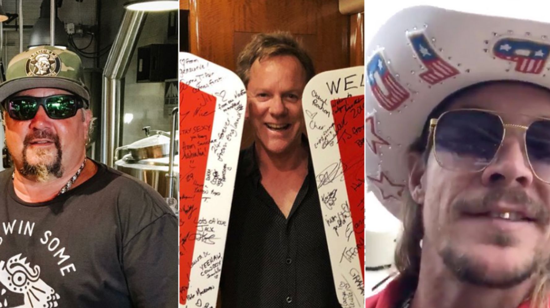 Guy Fieri, Keifer Sutherland And Other Celebrities Spotted At Calgary  Stampede | HuffPost Life