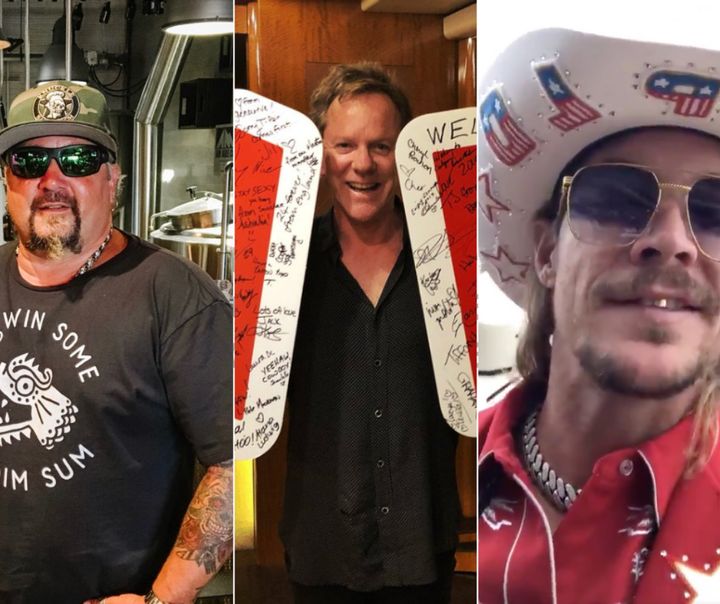 Guy Fieri, Kiefer Sutherland and Diplo were all spotted at this year's Stampede. 