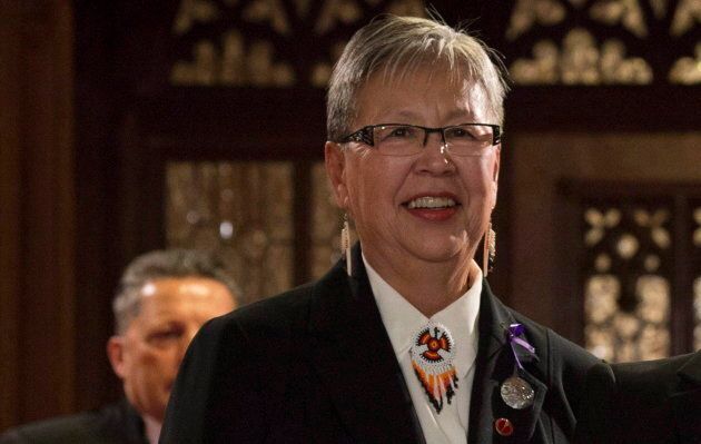 Sen. Lillian Eva Dyck is pictured here on Nov. 15, 2016 in the Senate in Ottawa.