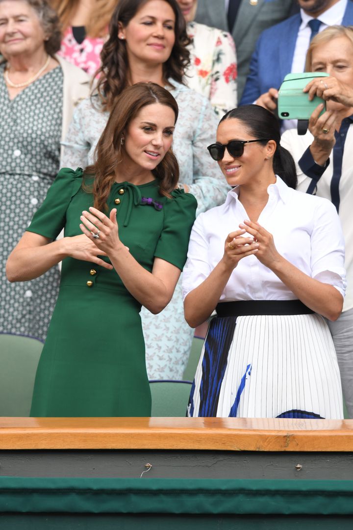 Meghan Markle And Kate Middleton Again Attend Wimbledon Together ...