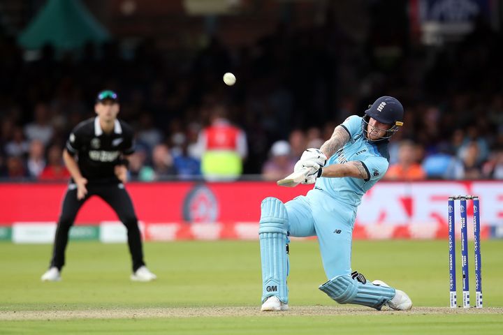 England's Ben Stokes in action during the ICC World Cup Final at Lord's, London.