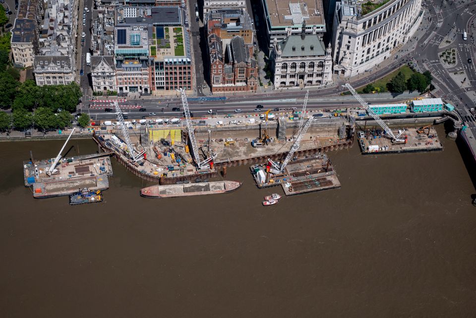 Blackfriars Bridge where new public land will be created.