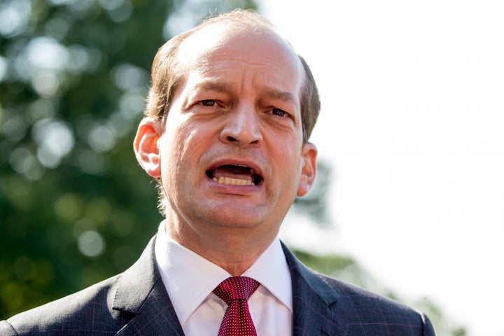 Alex Acosta, who oversaw Epstein's past deal to avoid federal prosecution, resigned last week as Secretary of Labor under President Donald Trump.