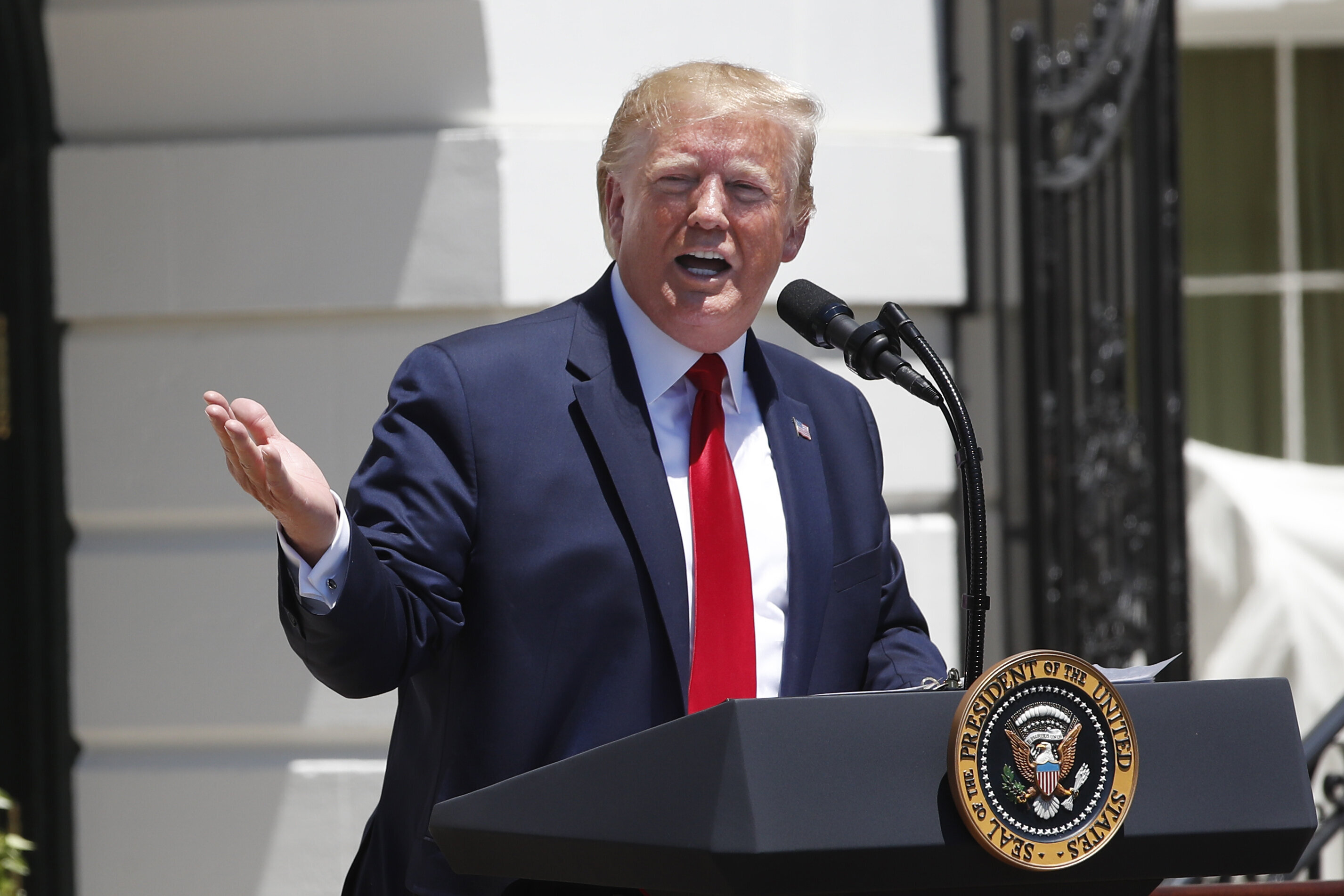 Trump Repeats Racist Remarks And Tells Democrats: 'If You're Not Happy ...