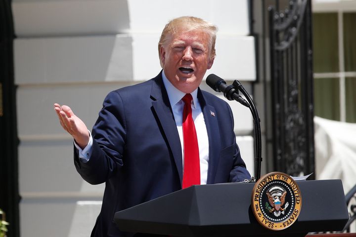 Trump on Monday said he has no regrets about telling a group of predominantly U.S.-born congresswomen to “go back” to the countries they came from.