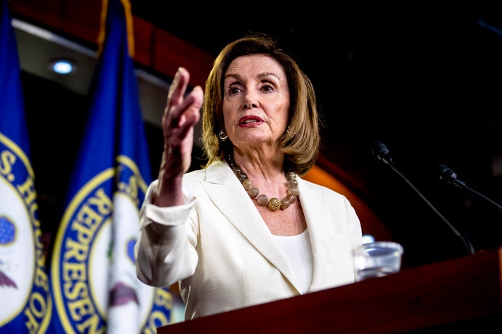 House Speaker Nancy Pelosi said the House is drafting a resolution condemning President Donald Trump's "disgusting attack" on four lawmakers. 