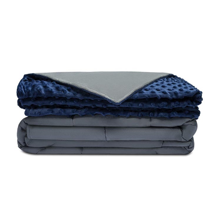 Right now, you can grab the Quility Premium Adult Weighted Blanket with a removable cover for $10- to $20-off this Prime Day.