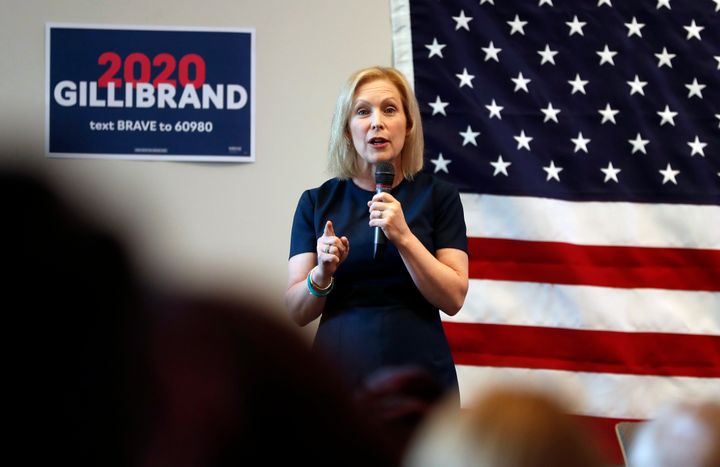 Sen. Kirsten Gillibrand (D-N.Y.) is one of nine Democratic presidential candidates who spent more than they raised in the second quarter of 2019.