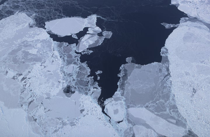 A view of sea ice in Greenland. The Arctic is one of the regions hardest hit by climate change.