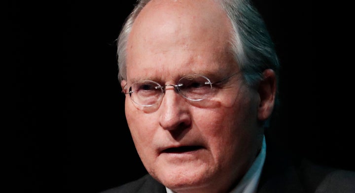 Former state Supreme Court Chief Justice Bill Waller Jr. at a forum in Starkville, Mississippi, on April 2.