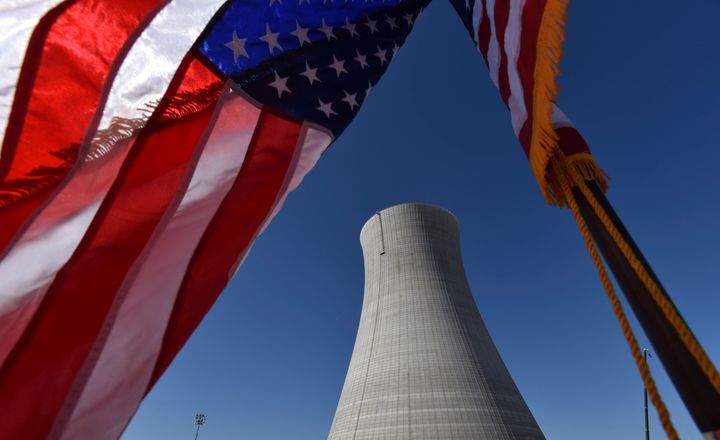 Tthe construction site of Vogtle Units 4 at the Alvin W. Vogtle Electric Generating Plant is see on March 22, 2019 in Waynesboro, Ga. The Nuclear Regulatory Commission will look at cutting back on inspections of the country’s nuclear reactors. 