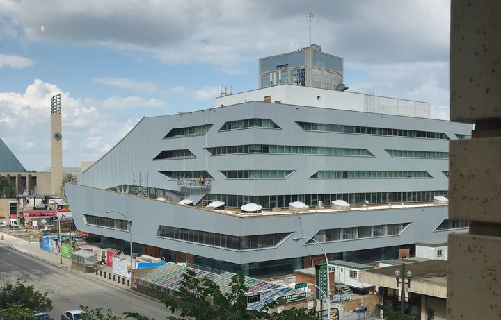 This photo of the Stanley A. Milner Library, which has been closed for renovations since 2016, was posted Monday on Twitter by Neill Fitzpatrick.