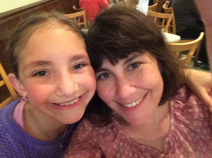 Debi Lewis and her daughter Sammi out to eat at one of their favorite local restaurants.