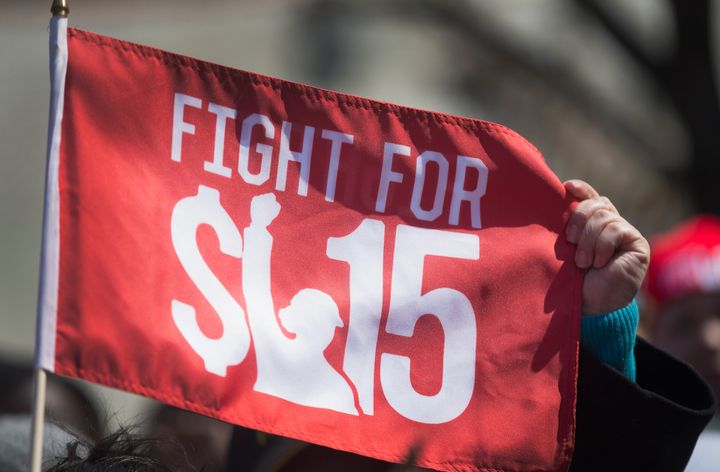 The union-backed Fight for $15 campaign began in the fast-food industry in 2012.