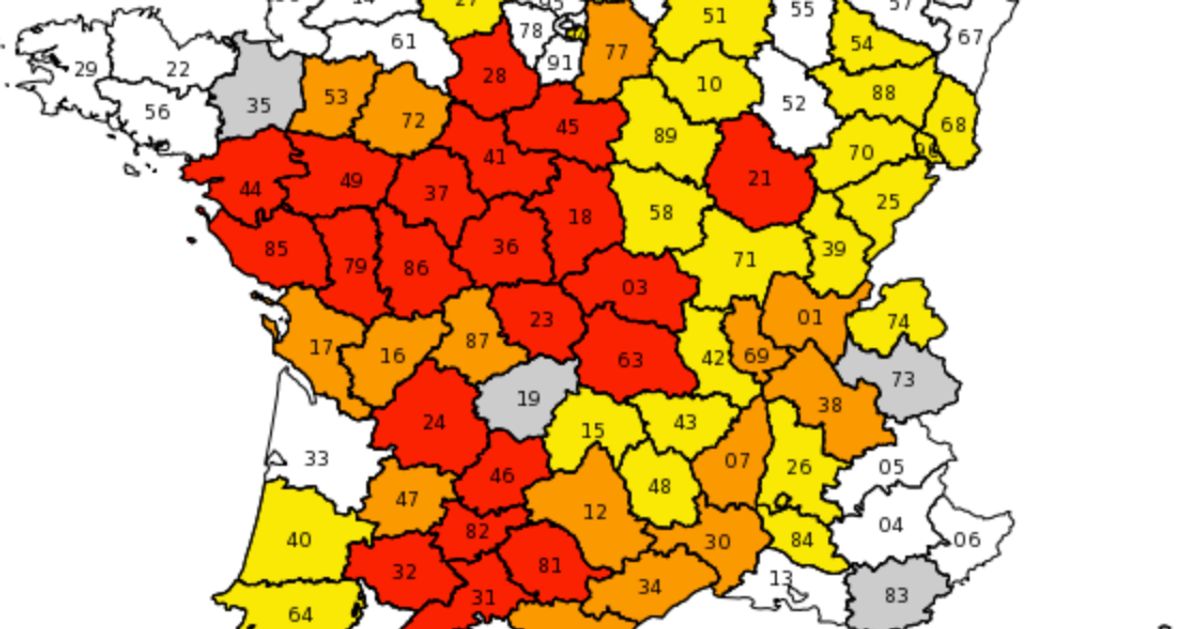 Canicule: La carte des départements touchés par les restrictions d'eau