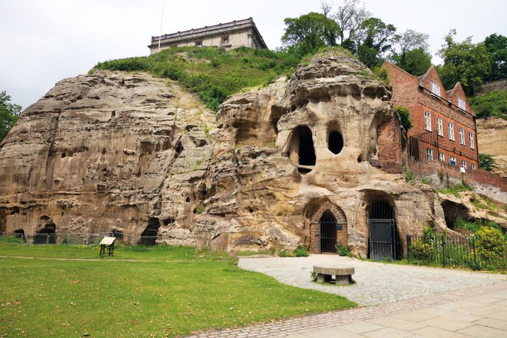 Caves at Nottingham Castles. 