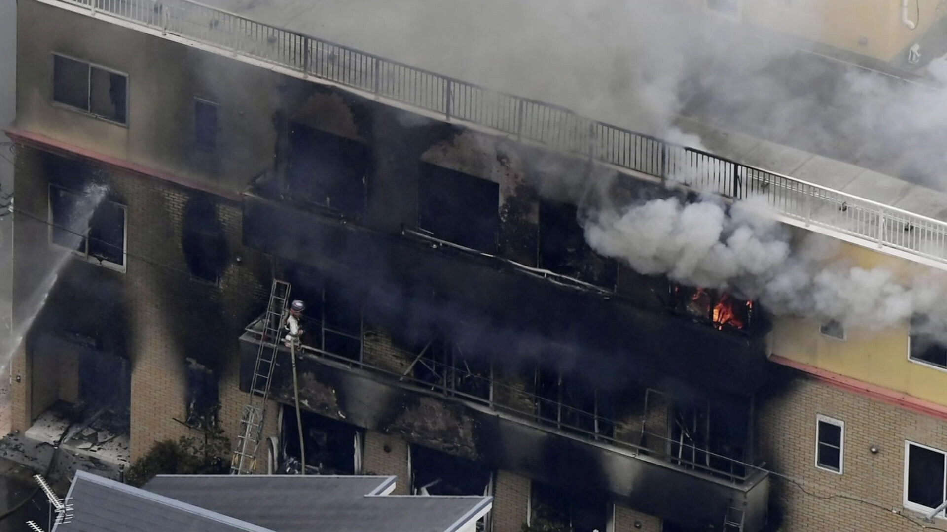 Suspected Kyoto arson More than 30 dead after fire tears through Japan  studio