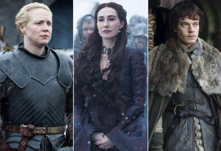 Gwendoline, Carice and Alfie are all up for awards 