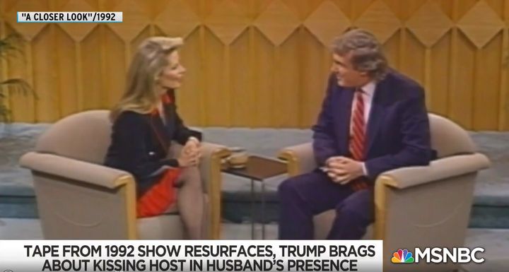 Donald Trump appears on NBC's "A Closer Look" and talks about how he kissed host Faith Daniels without her consent in 1992.