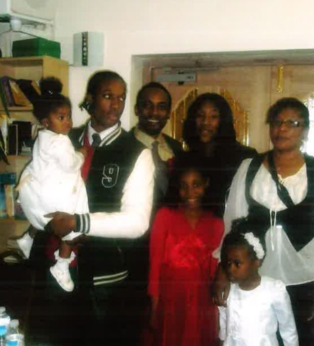 Jackson and family members 