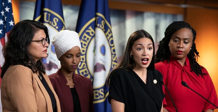The 'squad' are four Democratic congresswomen who are at odds with Trump: Alexandria Ocasio-Cortez of New York, Rashida Tlaib of Michigan, Ayanna Pressley of Massachusetts and Ilhan Omar of Minnesota.