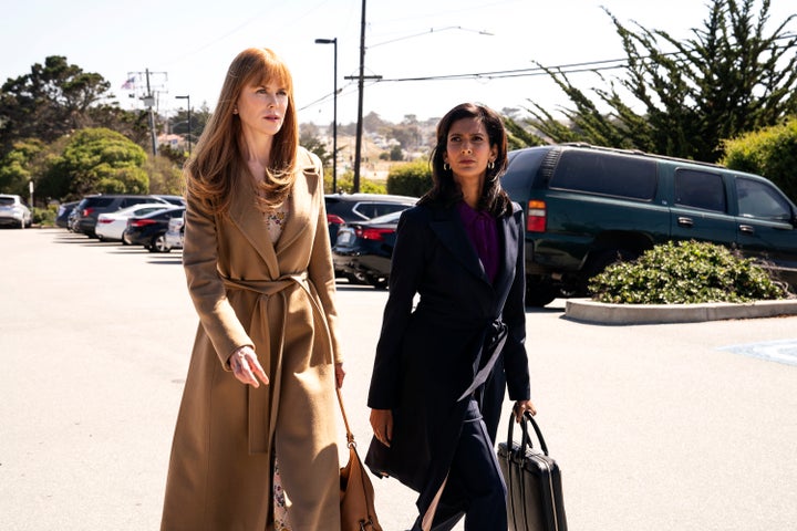 Poorna Jagannathan and Nicole Kidman in a still from Big Little Lies/HBO