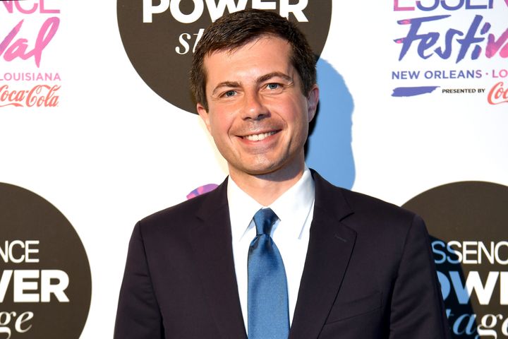 Mayor Pete Buttigieg attends 2019 ESSENCE Festival Presented By Coca-Cola at Ernest N. Morial Convention Center on July 07, 2019 in New Orleans, Louisiana.