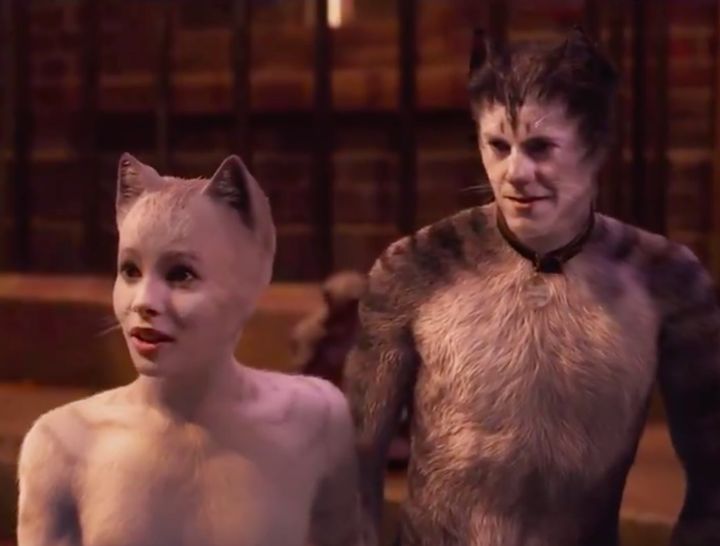 A still image from the new trailer for the film "Cats."