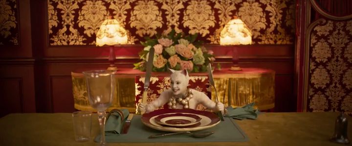 A still image from the new trailer for the film "Cats."