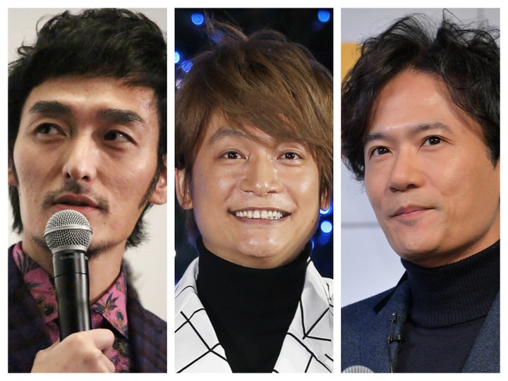 「新しい地図」の3人（左から草なぎ剛さん、香取慎吾さん、稲垣吾郎さん）