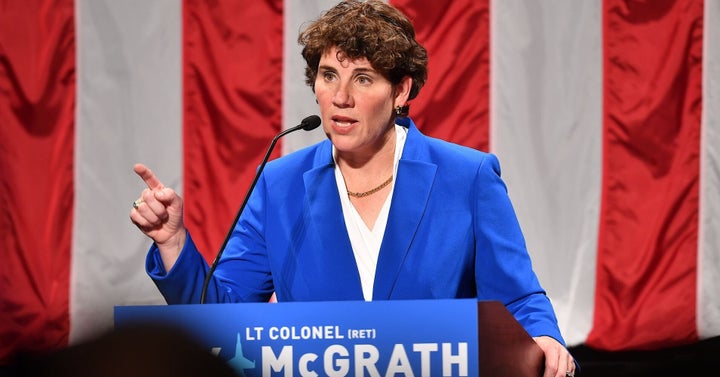 Retired fighter pilot Amy McGrath became Senate Majority Leader Mitch McConnell's first major opponent when she launched her