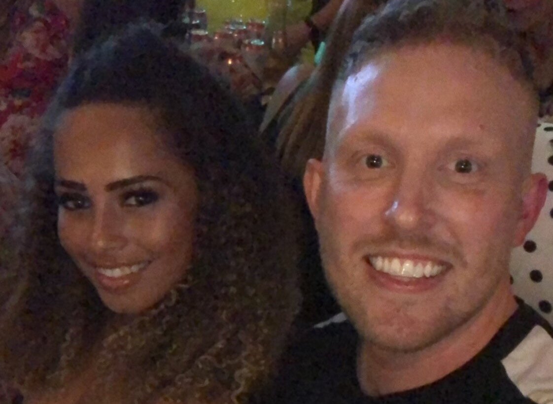 Love Island's Amber Gill with best friend Martin Tweedy