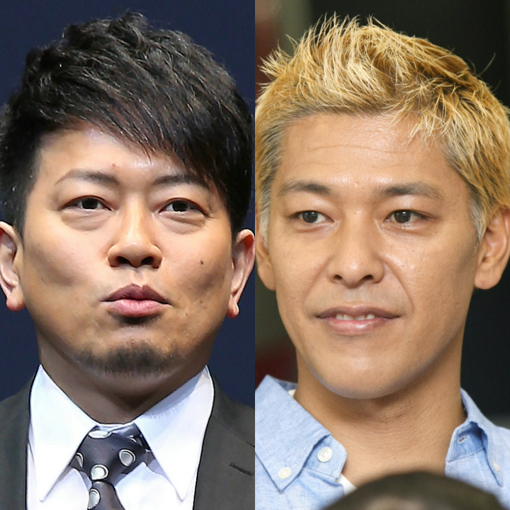 宮迫博之さん（左）と田村亮さん