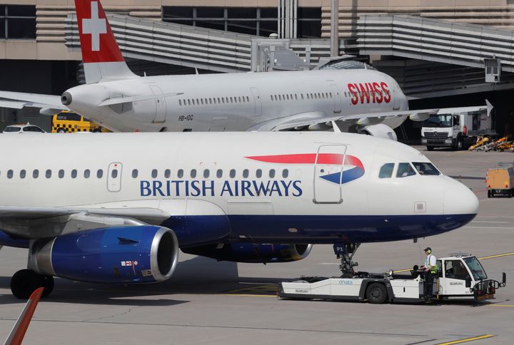 British Airways and Lufthansa abruptly suspended flights to Cairo, Egypt, on Saturday. 