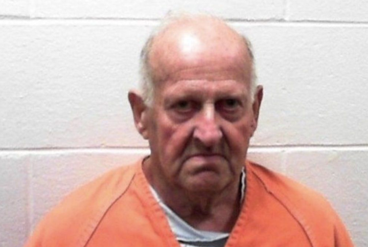 Albert Flick, 77, was convicted of stabbing a single mother to death last year. It was his second killing and followed a judg