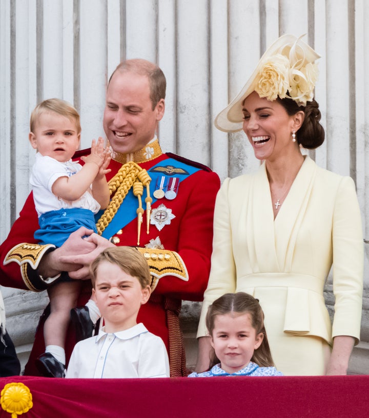 Prince George watches Trooping the Colour in June with his brother, Prince Louis, sister Princess Charlotte and their parents.