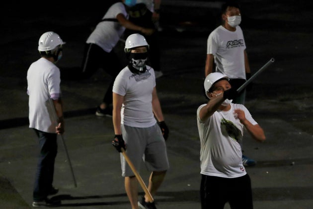 Hong Kong Police Accused Of Failing To Protect Protestors From Armed Gang