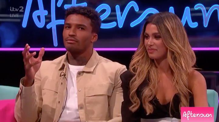 Michael and Joanna on Love Island Aftersun