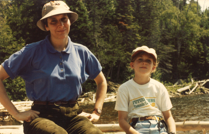 Anna Nordberg and her mother in an undated photo