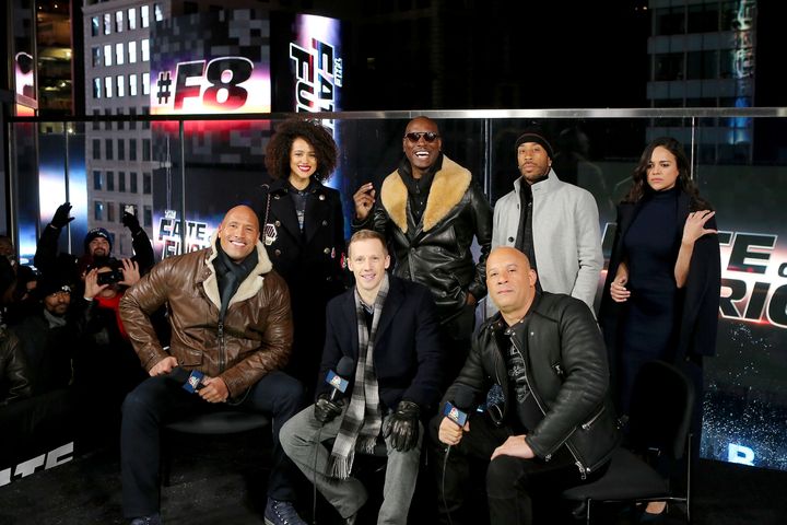 The cast of Fast & Furious