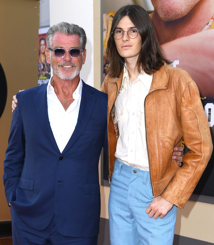Pierce Brosnan and his son Dylan attended the LA premiere of Once Upon A Time In Hollywood