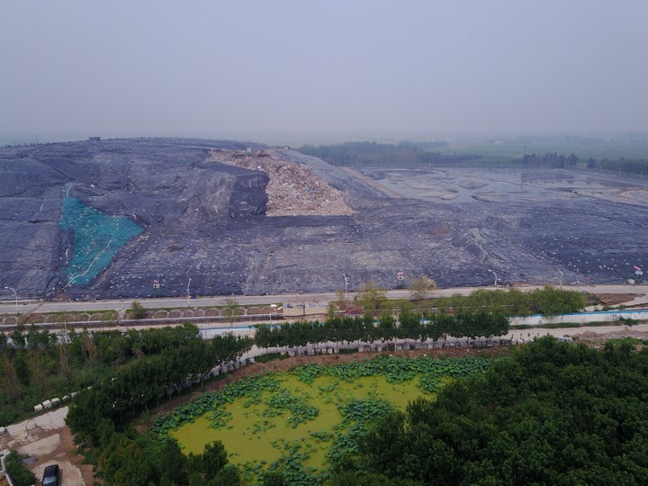 A garbage dump near the Yellow River outside the city of Jinan, several hundred miles away from Shanghai.