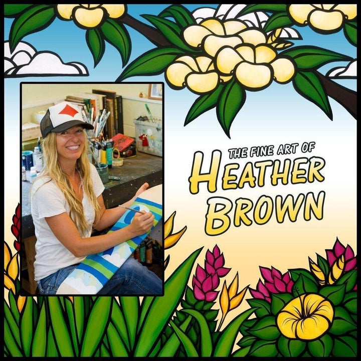 ‘서프 아트’의 대표 작가 헤더 브라운(Heather Brown)