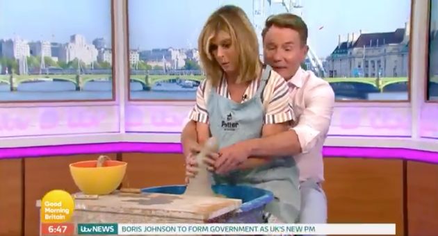 Kate Garraway And Richard Arnold In Hysterics As Her Pottery Attempt Takes A Very Rude Turn