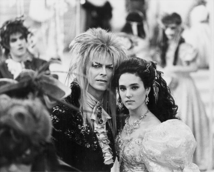 David Bowie, a.k.a The Goblin King, creeps on Jennifer Connolly, who plays a 15-year-old, in "Labyrinth."