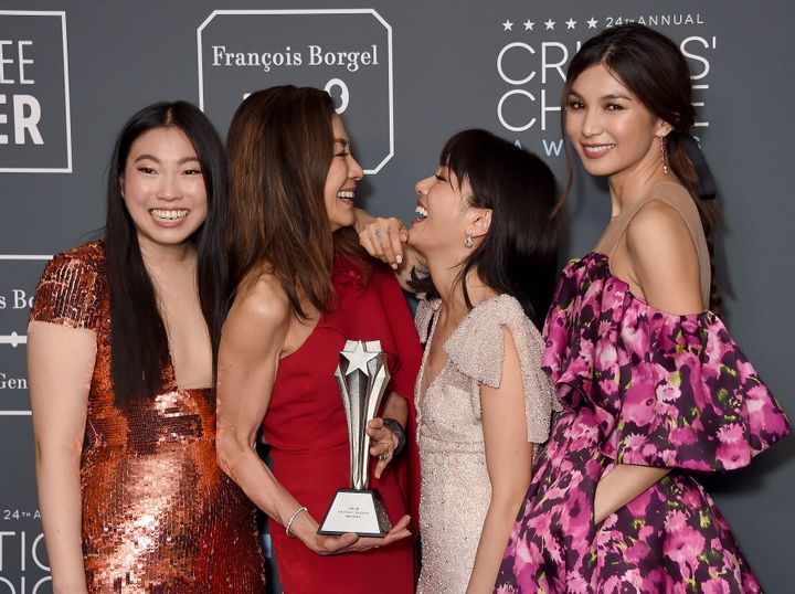 The cast of "Crazy Rich Asians" was nominated for several awards.